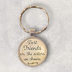 Best Friend Quote Keychain